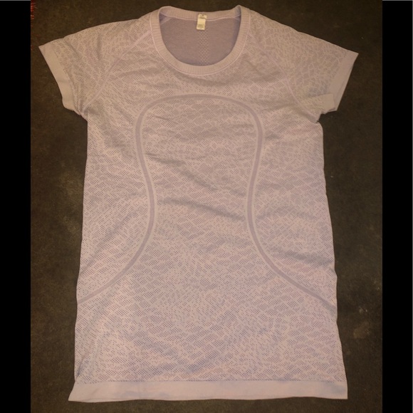 Lulu ‘Swiftly Tech SS Crew’ in Heathered Lilac - Picture 8 of 10